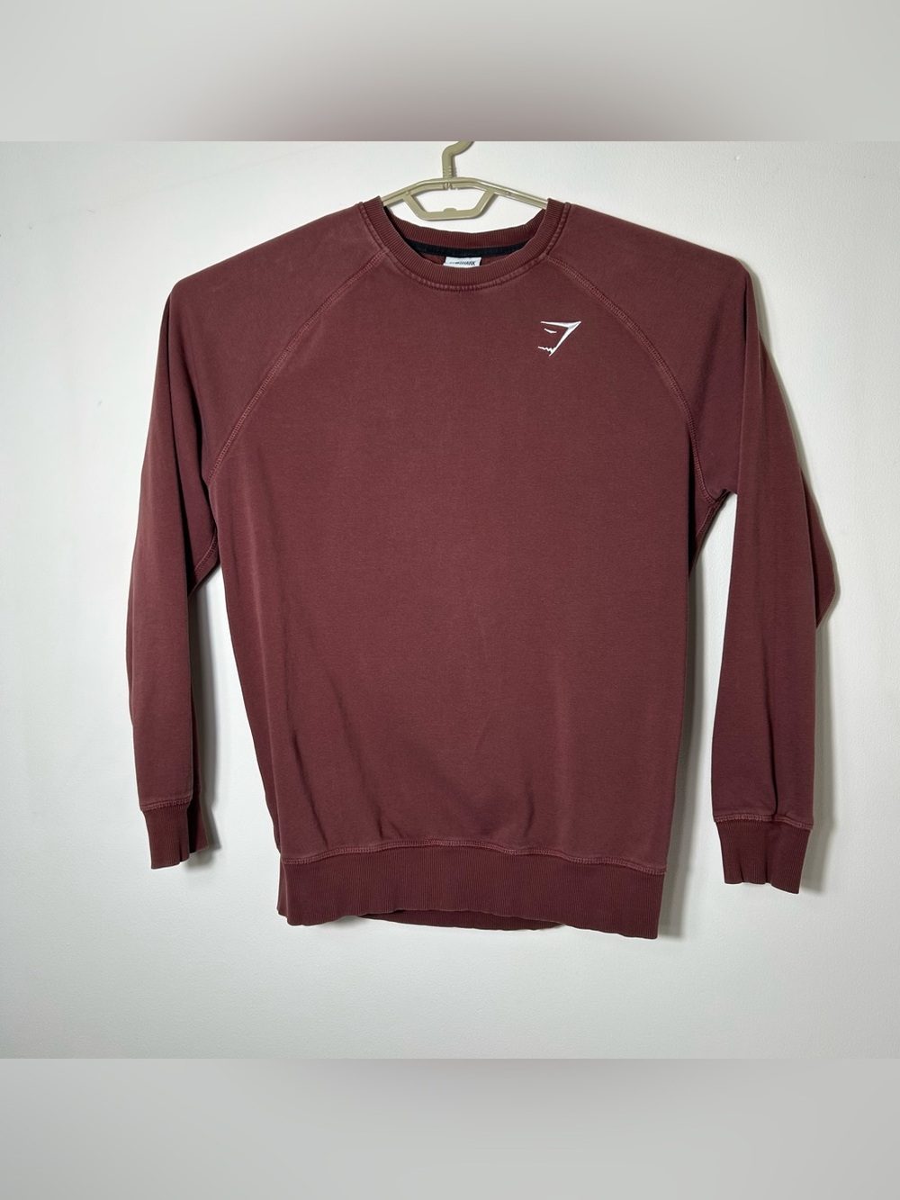 Gymshark Crest Crewneck Sweatshirt Mens Large Pullover Logo Athletic Long Sleeve